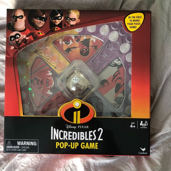 Disney and Pixar Incredibles 2 Pop-Up Game - Picture 1 of 3